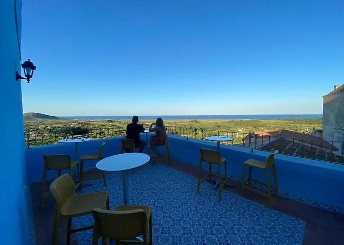 Panoramic Loft Fora E \' Muros With Sea View Common Terrace , Ammentos Posada