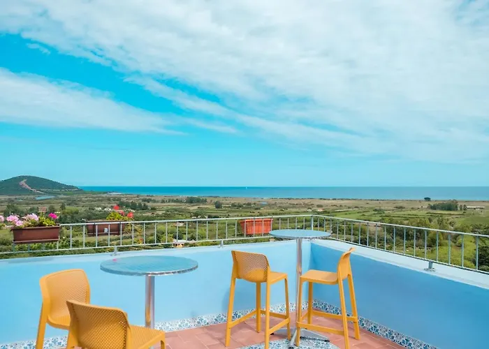 Panoramic Loft Fora E \' Muros With Sea View Common Terrace , Ammentos Posada